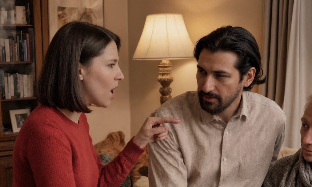 So you gave your mom a house and flushed our family down the drain ...